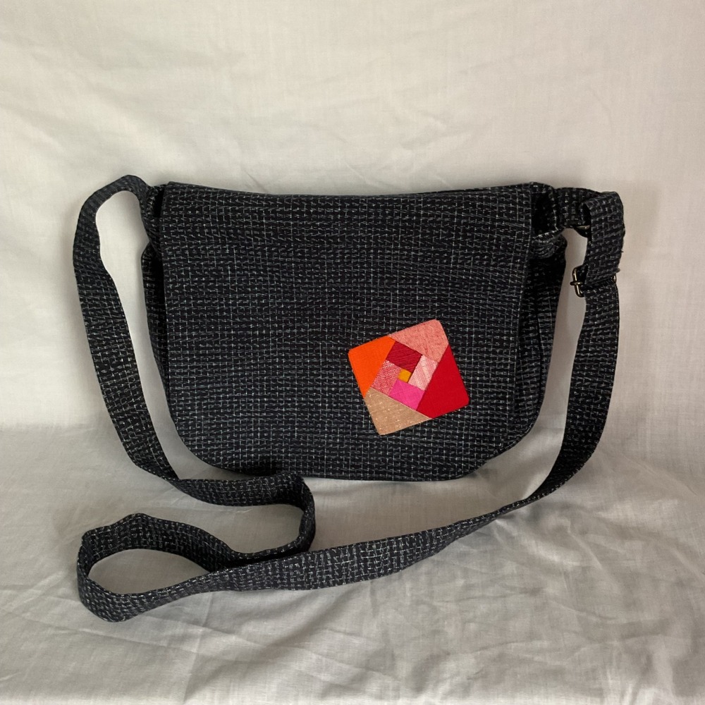 Crossbody Bag Handmade Patchwork Shoulder Bag Unique Design Purse